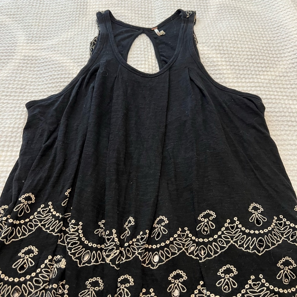Black Embellished Women's Top. Free People